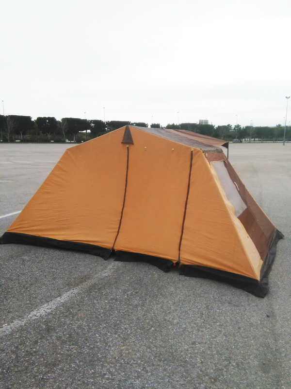 tienda campaña altus safari refugio 190x350x230 toldo 190x240x170 (60eu.) 1u